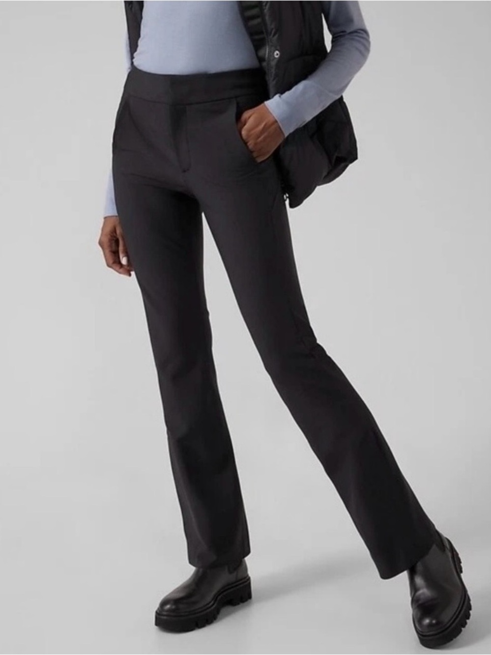 Athleta Stellar Flare Trouser Black Size 4